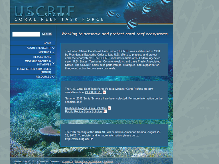 Работа по сохранению и защите экосистемы коралловых рифов